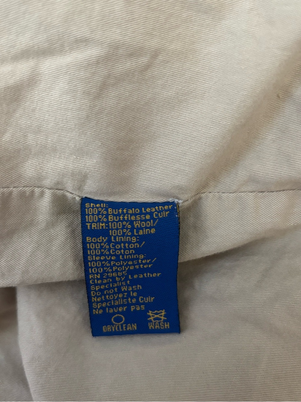 Vintage Pendleton Buffalo Leather Jacket - Picture 4 of 4
